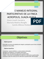 Plan de Manejo Integral Participativo de La Finca (1)