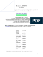 Decizia CCR Nr.206-2013 - Admisa - Insulta Si Calomnia