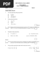 Maths Ting 1 Ppt 2014