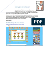 Pronuciation Worksheet