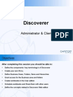 Discoverer: Administrator & Client