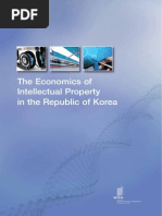 The Economics of 
Intellectual Property 
in the Republic of Korea