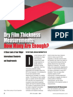Dry Film Thickness Measurements How Many Are Enough
