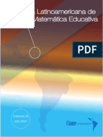 Acta Latinoamericana de Matemática Educativa Vol. 20