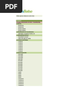 Planilha de Gastos Diarios