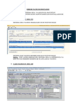 Error Viaticos Digitados