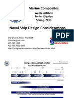 Naval Ship Design Considerations