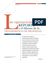 Operaciones de Reporte y Dilema de La Propiedad