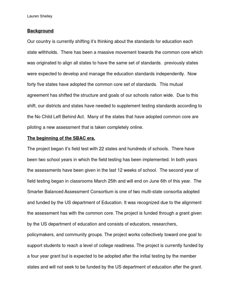 Technology Case Study | PDF | Common Core State Standards Initiative ...