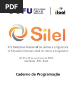 Caderno Programacao Silel 2013
