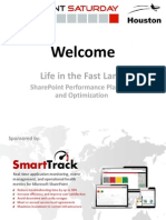 Life in the Fast Lane - SharePoint Performance Planning and Optimization