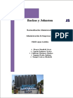 Backus y Johnston: Racionalización administrativa de una empresa líder
