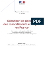 2013 Ressortissants Etrangers en France