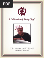 Download Maya Angelou Funeral Program by Lindsey C Holmes SN228868314 doc pdf