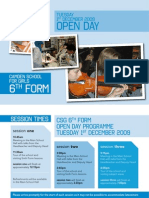 Blue Open Day Programme 09