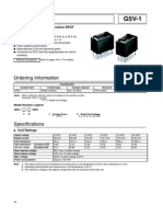 G5V-1 PCB Relay: Ordering Information