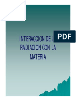 Interaccion de La Radiacion Con La Materia-II