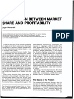 The Relation Between Market Share and Profitability
