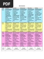 Block Schedule