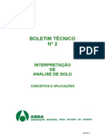 Boletim_02 INTERPRETAÇÃO de Analises de Solos