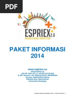 Download Info Packet Business Model Competition - Espriex 2014 by Bedjo Jisp SN228897097 doc pdf