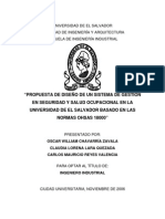 Tesis Sistema de Gestión en Seguridad y Salud Ocupacional Ohsas 18000