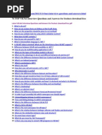 Download Latest VBnet Interview Questions and Answers for Freshers Download Free PDF by iqshub SN228900917 doc pdf