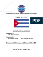 "Project On CUBA": COMSATS Institute of Information Technology