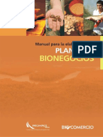 Manual Para La Elaboracion de Planes de Bionegocios