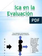 Ética en La Evaluación