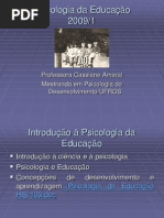 1ª Aula Psicologia Da Educação