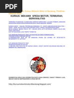 Download Kursus Mekanik Pelatihan Mekanik Motor Sekolah Mekanik Motor Belajar Mekanik Motor by BareetaMotor SN228917577 doc pdf