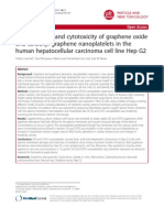 Internalization and Cytotoxicity of Graphene Oxide and Carboxyl Graphene Nanoplatelets in The Human Hepatocellular Carcinoma Cell Line Hep G2