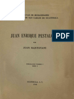 Juan Enrique Pestalozzi: Facultad de Humanidades Universidad de San Carlos de Guatemala