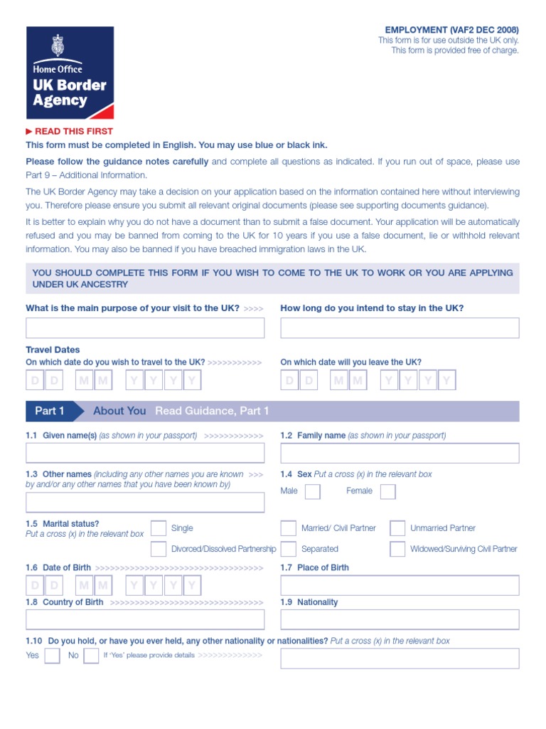 uk visa form filling assistance