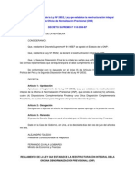 Decreto Supremo 118 2006ef