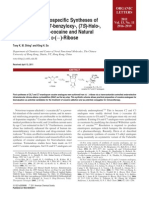 Cocaine Synthesis Shing Org Lett 2011