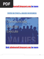 Download Ethics and Values in Business by kamdica SN22893687 doc pdf