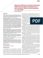 Comparison of Antibacterial Efficacy of Calcium Hydroxide Paste