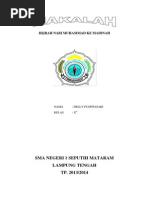 Download Makalah Hijrah Nabi Muhammad Ke Madinah by Guns Uchiha SN228939168 doc pdf