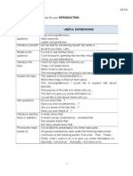 Useful Expressions That You May Use For Your PPP