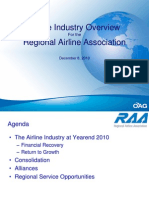 Airline Industry Overview - Regional Airline Association (2010)