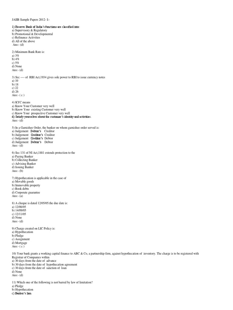 Bank Exam Material | PDF | Debits And Credits | Deposit Account
