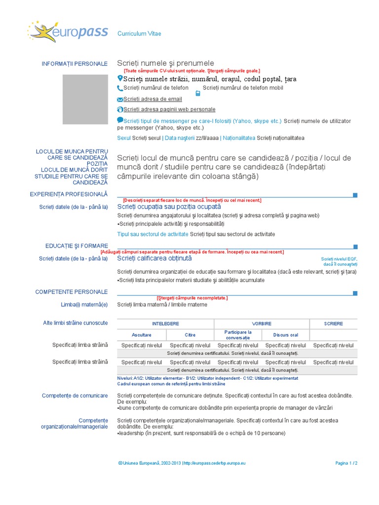 Is Europass Cv Free