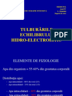 Echilibrul Hidro Electrolitic