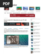Download How to install OS X Mavericks on your PC with Nireshpdf by anirudhprabhuX SN228949885 doc pdf