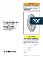 Installation, Operation and Maintenance of Airflex Model CBC Clutch/Brake Combination