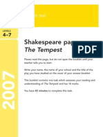 YR9 SATs - Shakespeare 2007