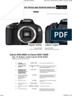 Canon EOS 600D Vs Canon EOS 1200D - Kamera Spesifikasi Perbandingan