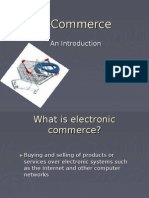 E Commerce Intro